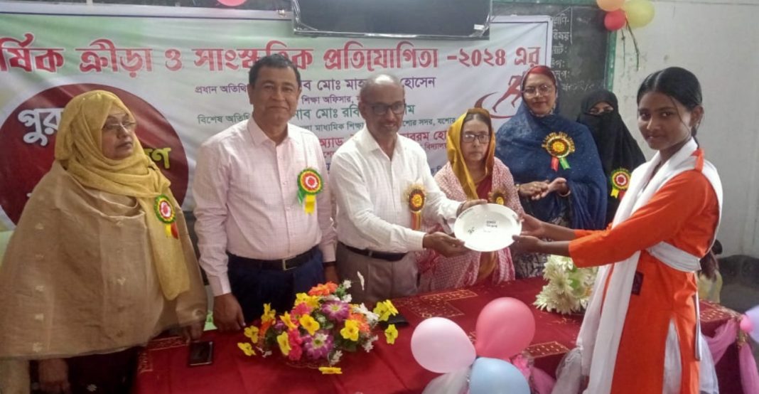 যশোর আর্দশ বহুমুখী বালিকা উচ্চ বিদ্যালয়ের বার্ষিক ক্রীড়া ও সাংস্কৃতিক প্রতিযোগিতা অনুষ্ঠিত