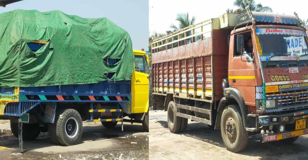 বেনাপোল বন্দরে মাছের ট্রাকে শাড়ি ও থ্রি পিস