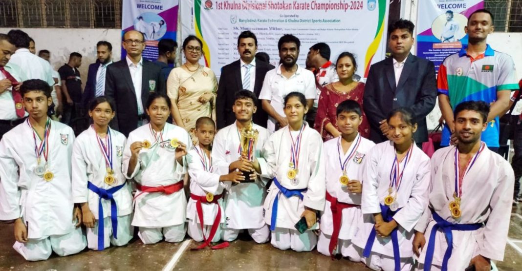 খুলনা বিভাগীয় কারাতে চ্যাম্পিয়নশিপে যশোর রানার্সআপ 